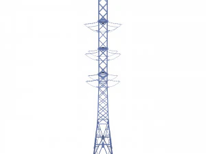 electricity pole 26 3D Model