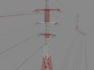 electricity pole 27 3D Модель
