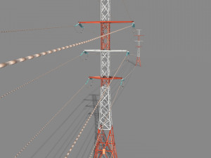 electricity pole 27 3D Модель