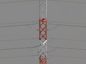 electricity pole 27 3D Модель