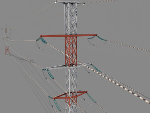electricity pole 27 3D Модель