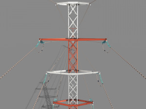 electricity pole 27 3D Модель