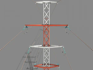 słup energetyczny 27 Model 3D