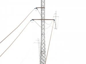 electricity pole 28 3D Model