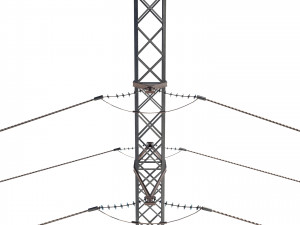 electricity pole 28 3D 모델
