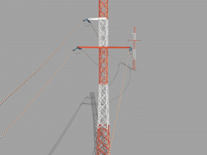 electricity pole 29 Modèle 3D
