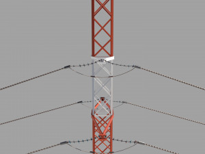 electricity pole 29 Modèle 3D