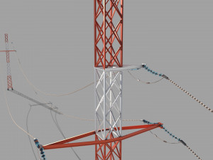 electricity pole 29 Modèle 3D