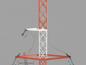 poste de electricidad 29 Modelo 3D