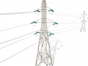 electricity pole 31 3D Model