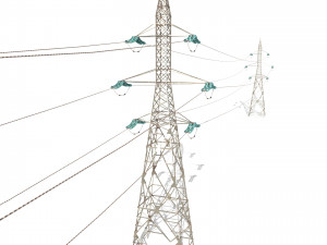 electricity pole 31 3D-Modell