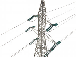 electricity pole 31 3D-Modell