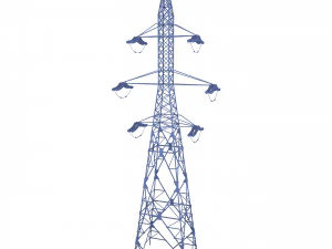 electricity pole 31 3D Model