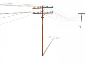 elektrik direği 33 3D Model