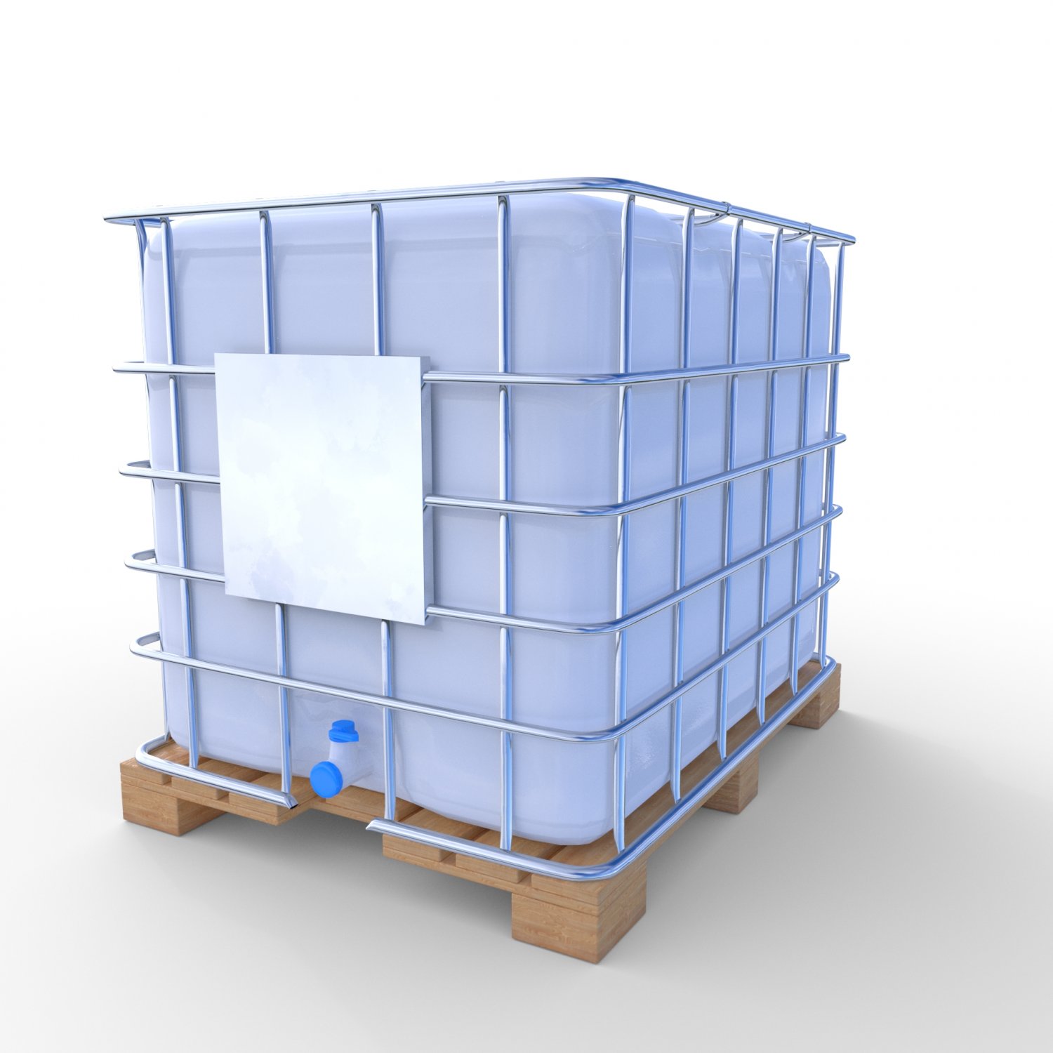 Ibc Container 2 3d Model In Parts 3dexport