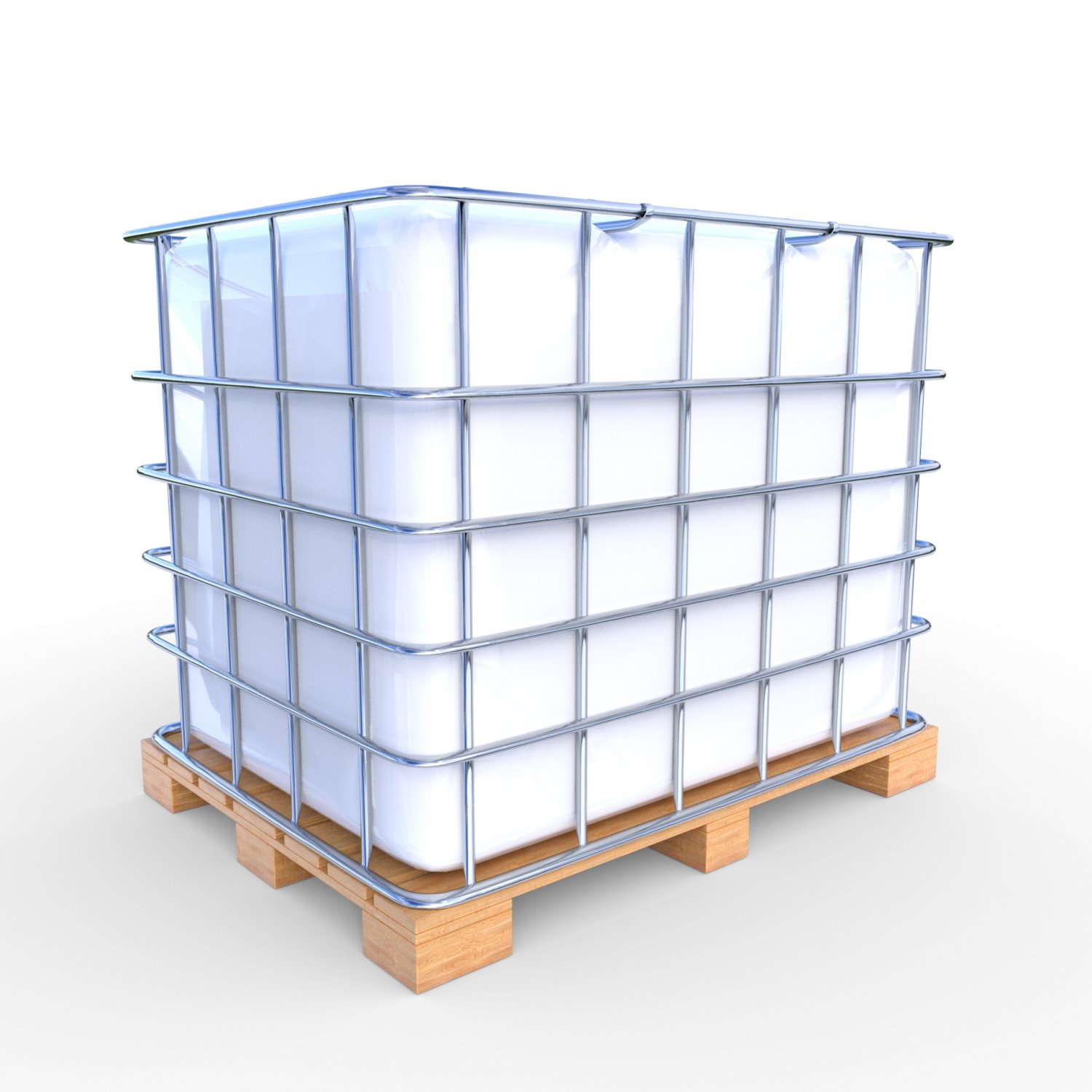 Ibc Container 2 3d Model In Parts 3dexport