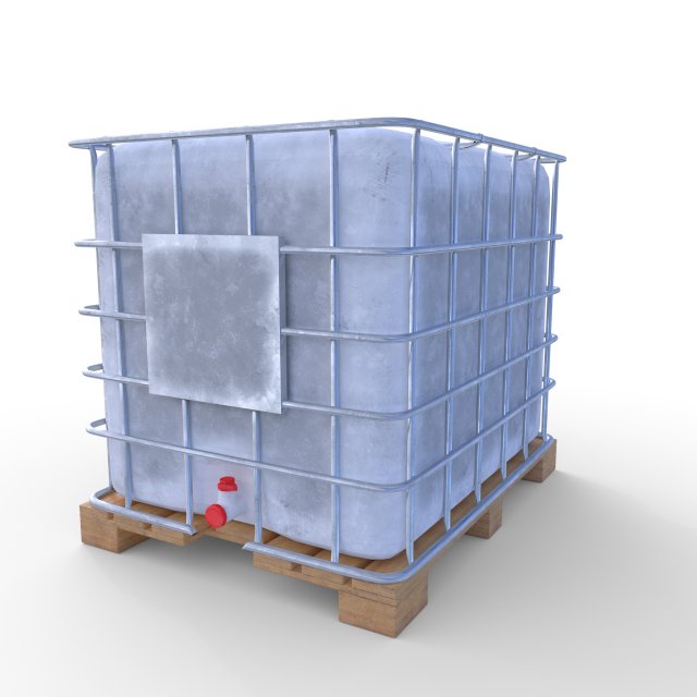 ibc container 3 3D Модель .c4d .max .obj .3ds .fbx .stl .blend 