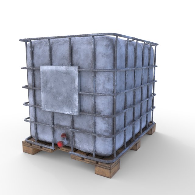 ibc container 4 3D Модель .c4d .max .obj .3ds .fbx .stl .blend 