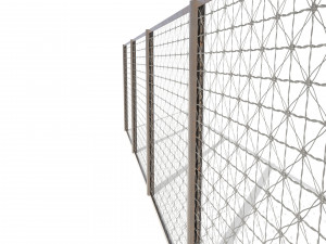 low poly modular fence 11 3D 模型