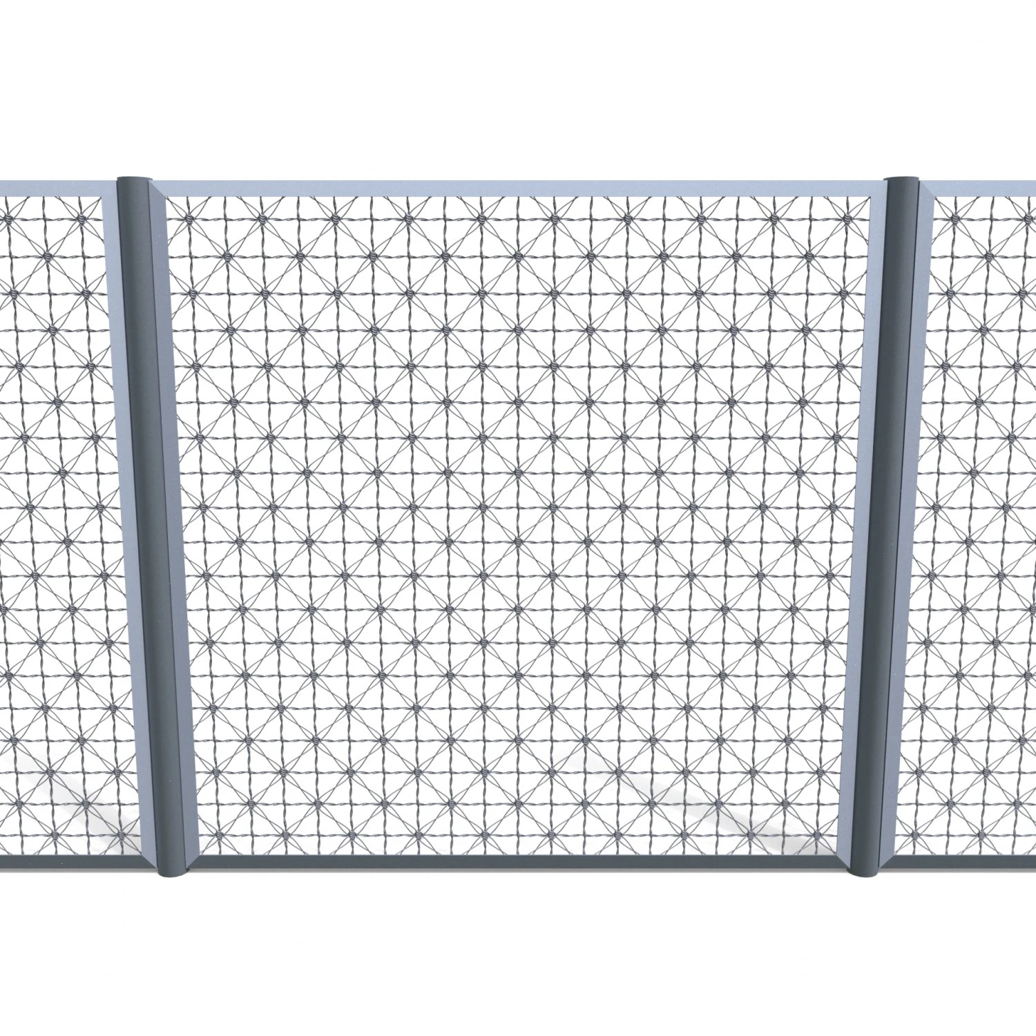 low poly modular fence 14 3D Model .c4d .max .obj .3ds .fbx .stl .blend 