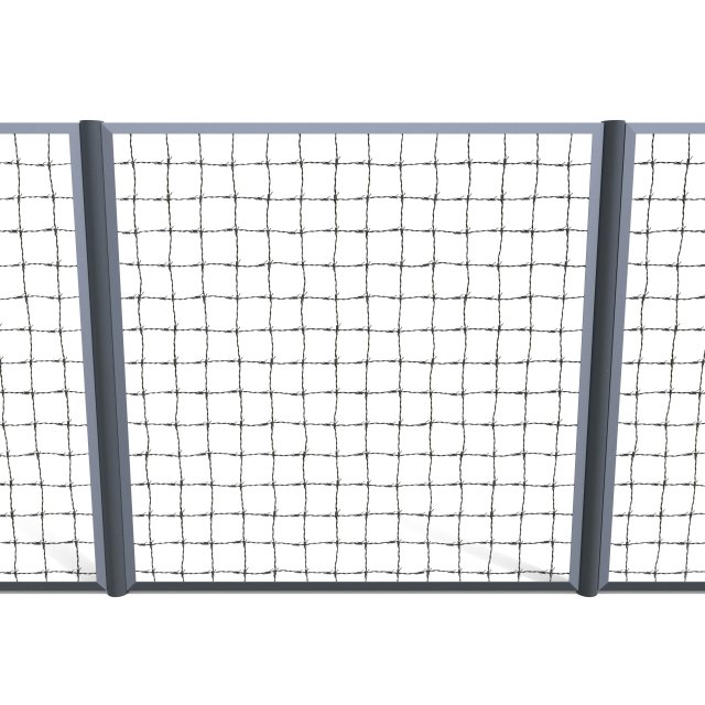 low poly modular fence 15 3D 模型 .c4d .max .obj .3ds .fbx .stl .blend 