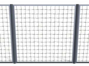 low poly modular fence 15 3D मॉडल