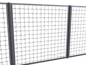 low poly modular fence 16 3D 模型