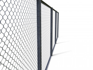 low poly modular fence 19 3Dモデル