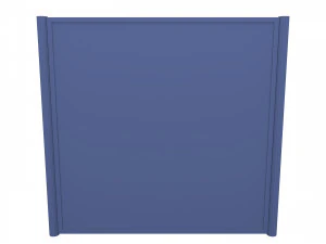 cerca modular baixa poli 19 Modelo 3D