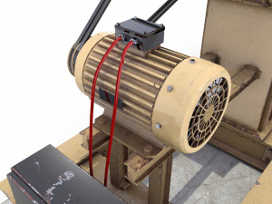 oil pumpjack animated 3 Modelo 3D