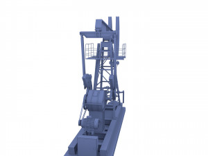 oil pumpjack animated 3 Modelo 3D