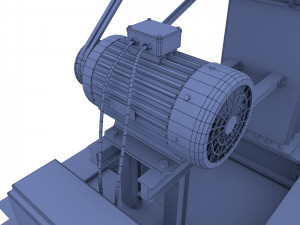 oil pumpjack animated weathered 3 3D Model