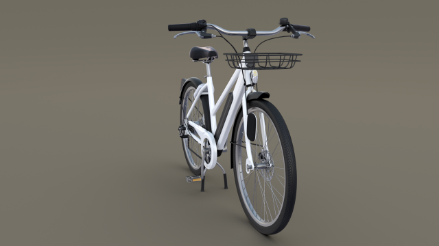 electric bicycle 3D 모델 .c4d .max .obj .3ds .fbx .stl .blend 