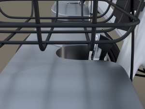 electric bicycle and station 3D-Modell