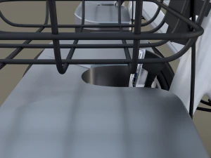 electric bicycle and station 3D Model