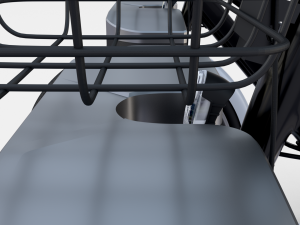 electric bicycle and station black Modello 3D