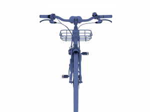 electric bicycle and station black Modello 3D