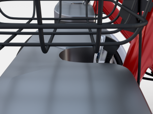 electric bicycle and station red 3Dモデル