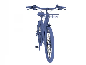 electric bicycle and station red 3D Model