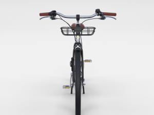 electric bicycle black Modelo 3D