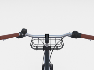 electric bicycle black Modelo 3D