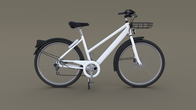 generic bicycle 3D Model .c4d .max .obj .3ds .fbx .stl .blend 
