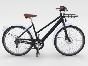 generic bicycle black 3D Model