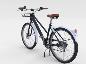generic bicycle black Modelo 3D