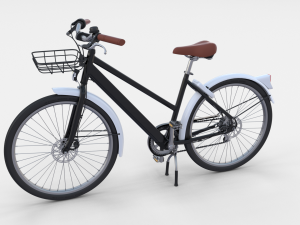 generic bicycle black Modelo 3D