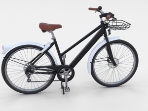 generic bicycle black Modelo 3D