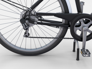 generic bicycle black Modelo 3D