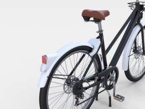 generic bicycle black Modelo 3D