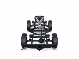 range rover classic full chassis Modelo 3D
