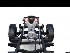 range rover classic full chassis Modelo 3D